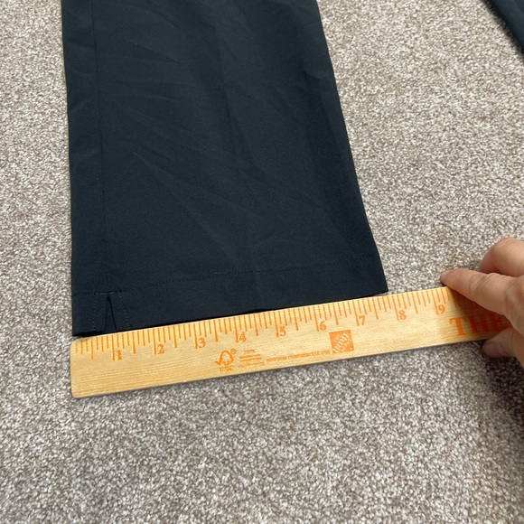 Adidas Womens athletic straight golf pants sz large black stretch pants workout - Picture 4 of 12